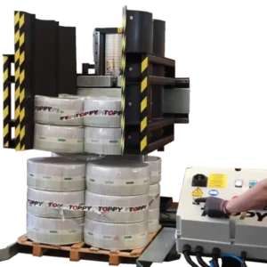 Side Press Splitter – Stationary Pallet Changer