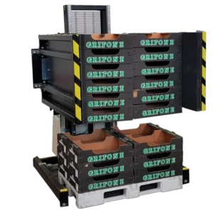 Side Press Splitter – Mobile Pallet Changer & Layer Picker