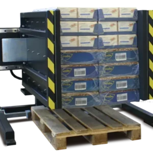 Side Press – Stationary Pallet Changer